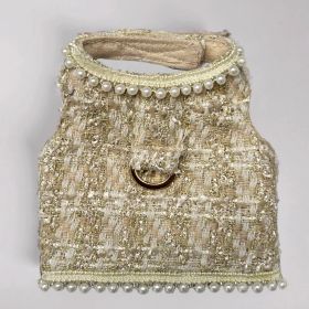 Envogue Dog Harness (Color: Gold Ore, size: LG)