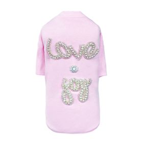 Love n Joy Tee (Color: Baby Pink, size: MD)